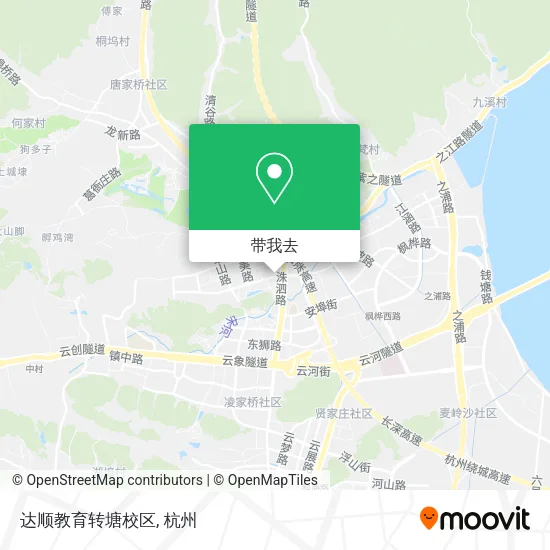 达顺教育转塘校区地图