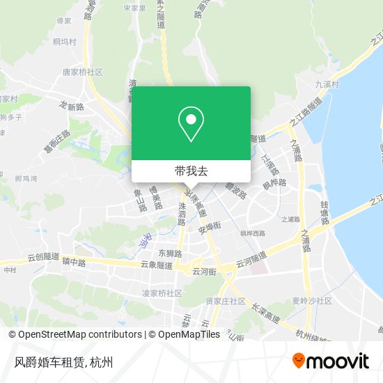 风爵婚车租赁地图