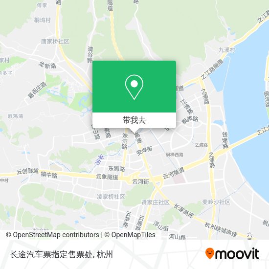 长途汽车票指定售票处地图