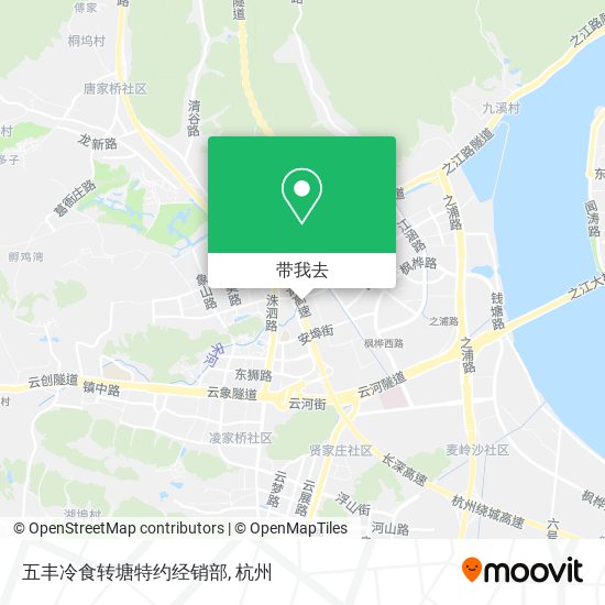 五丰冷食转塘特约经销部地图