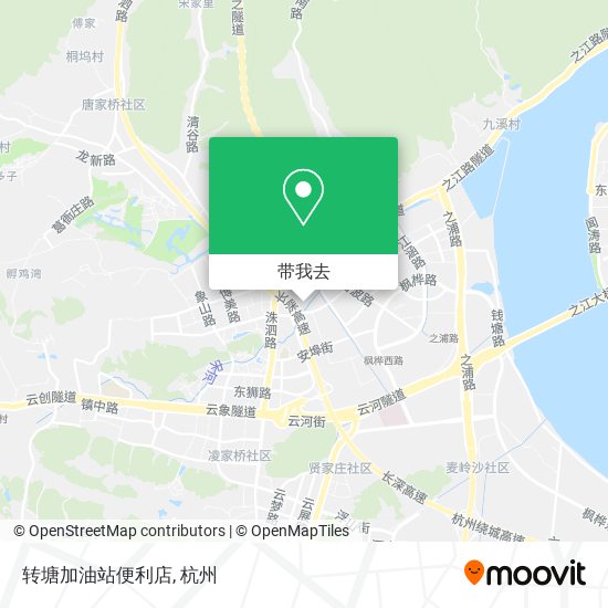 转塘加油站便利店地图