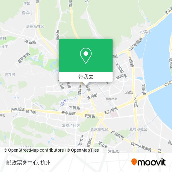 邮政票务中心地图