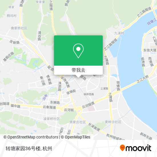 转塘家园36号楼地图