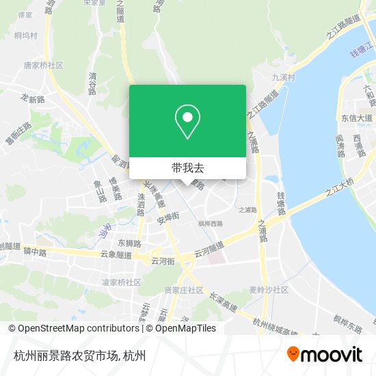 杭州丽景路农贸市场地图