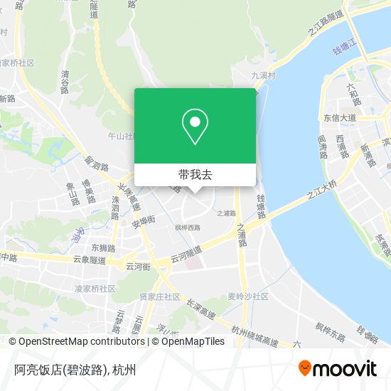 阿亮饭店(碧波路)地图