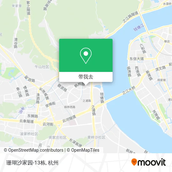 珊瑚沙家园-13栋地图