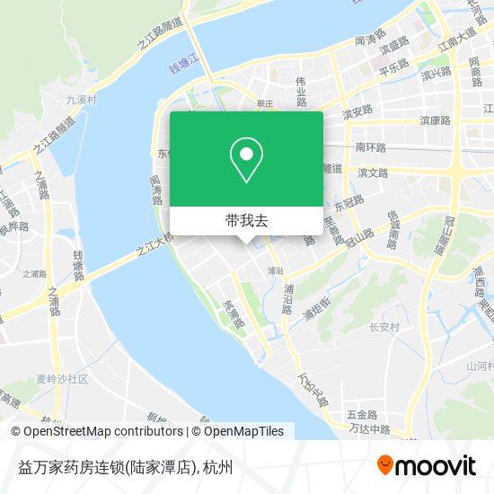 益万家药房连锁(陆家潭店)地图