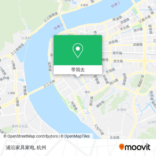 浦沿家具家电地图