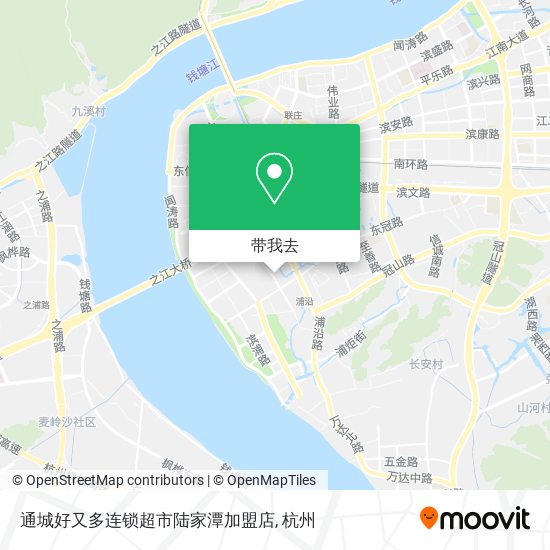 通城好又多连锁超市陆家潭加盟店地图