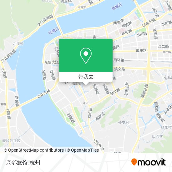 亲邻旅馆地图