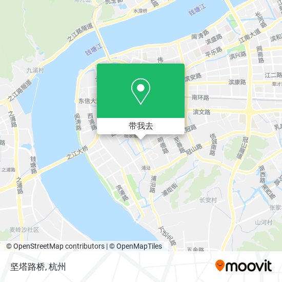 坚塔路桥地图