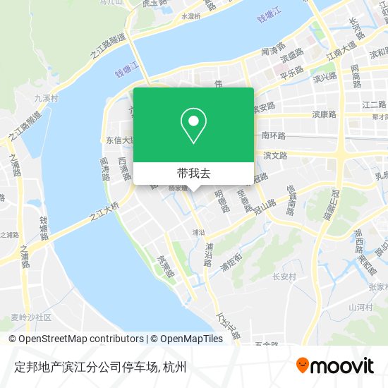定邦地产滨江分公司停车场地图