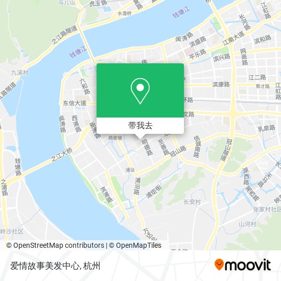 爱情故事美发中心地图