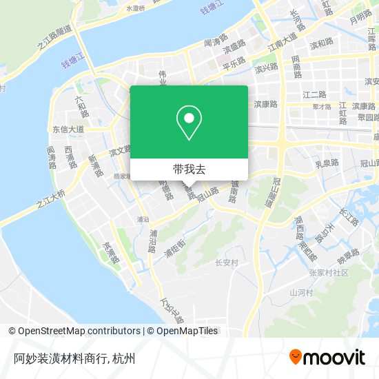 阿妙装潢材料商行地图