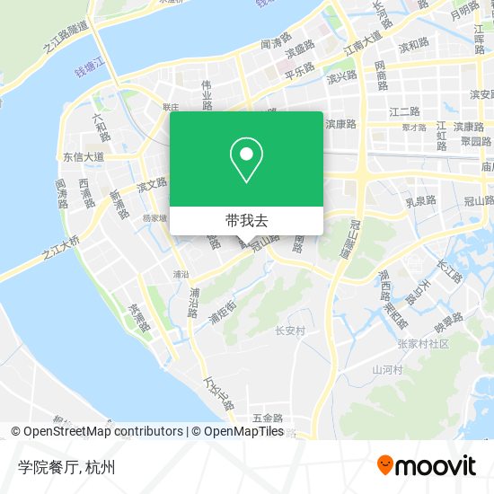 学院餐厅地图