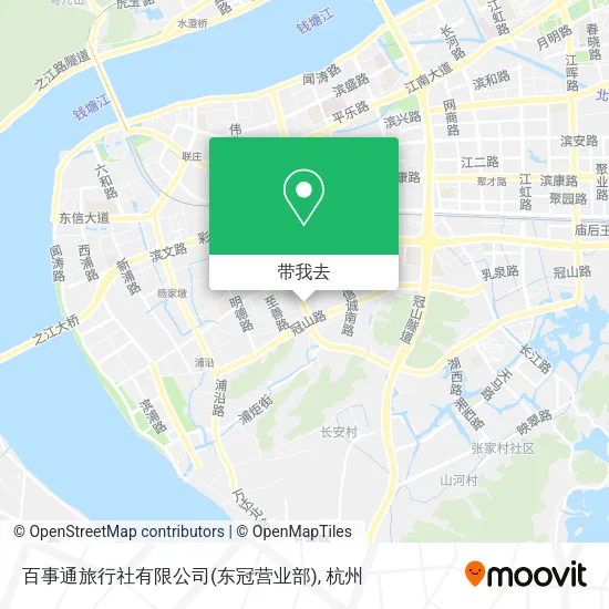百事通旅行社有限公司(东冠营业部)地图