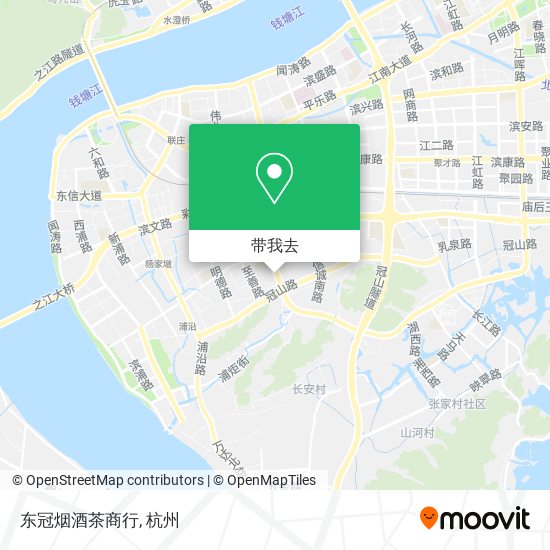 东冠烟酒茶商行地图