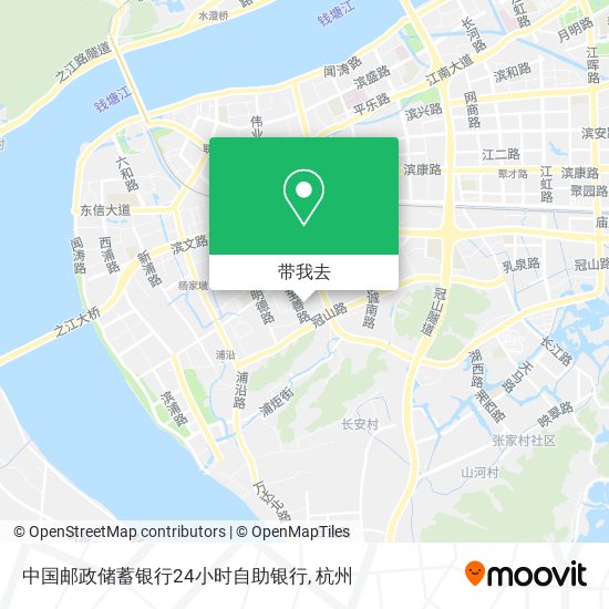 中国邮政储蓄银行24小时自助银行地图