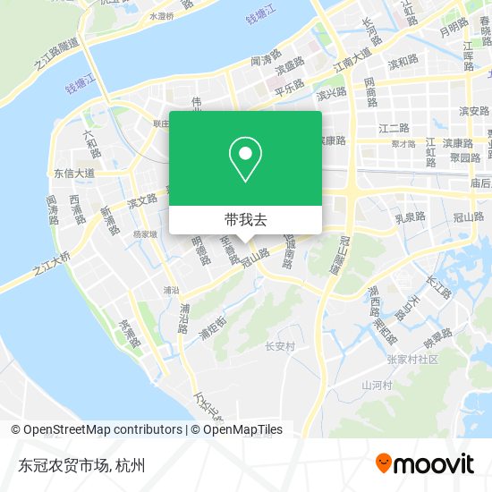 东冠农贸市场地图