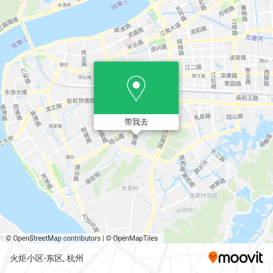 火炬小区-东区地图