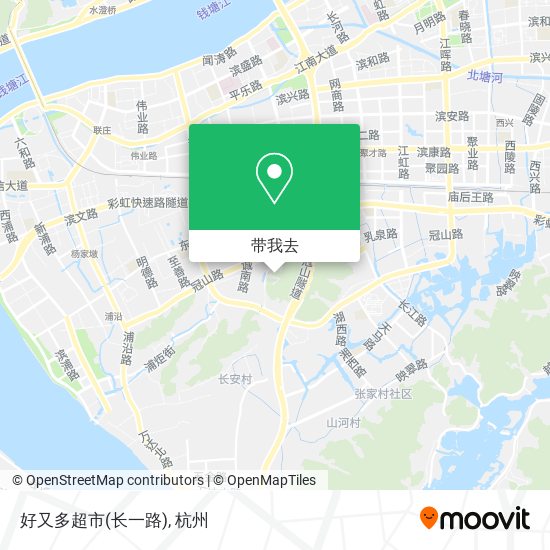 好又多超市(长一路)地图