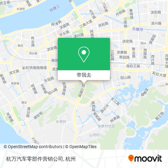杭万汽车零部件营销公司地图