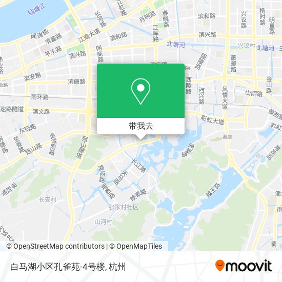 白马湖小区孔雀苑-4号楼地图