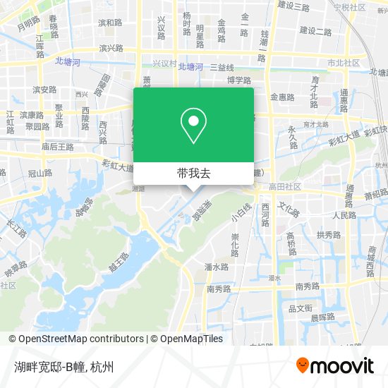湖畔宽邸-B幢地图