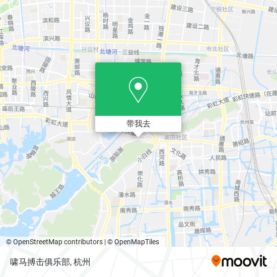 啸马搏击俱乐部地图
