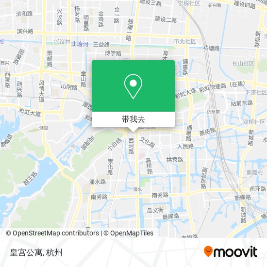 皇宫公寓地图