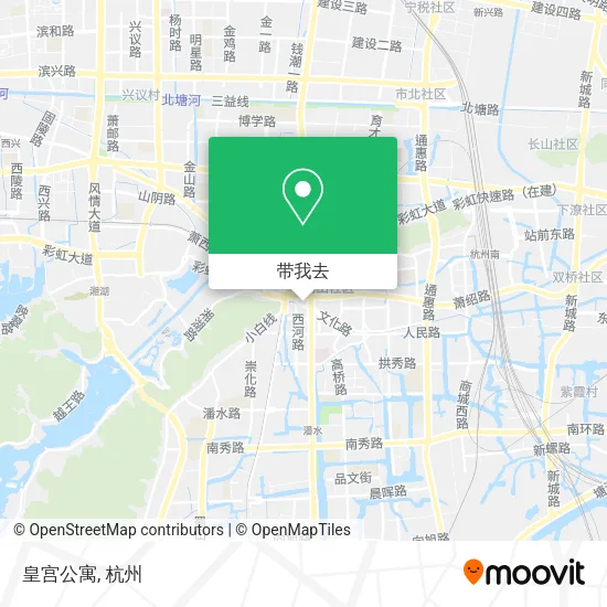 皇宫公寓地图