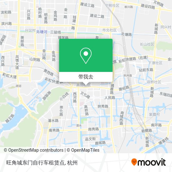 旺角城东门自行车租赁点地图