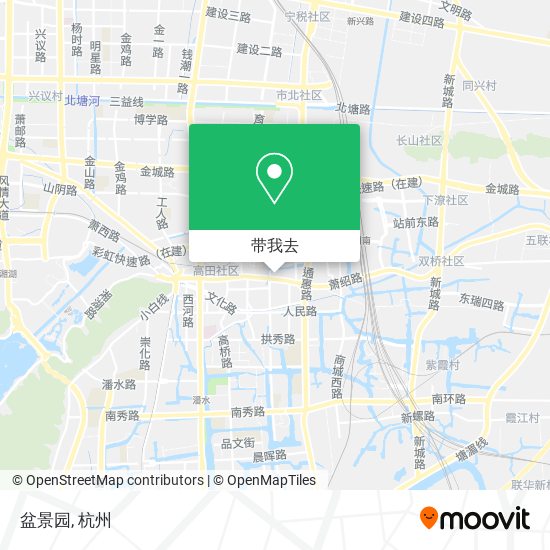 盆景园地图