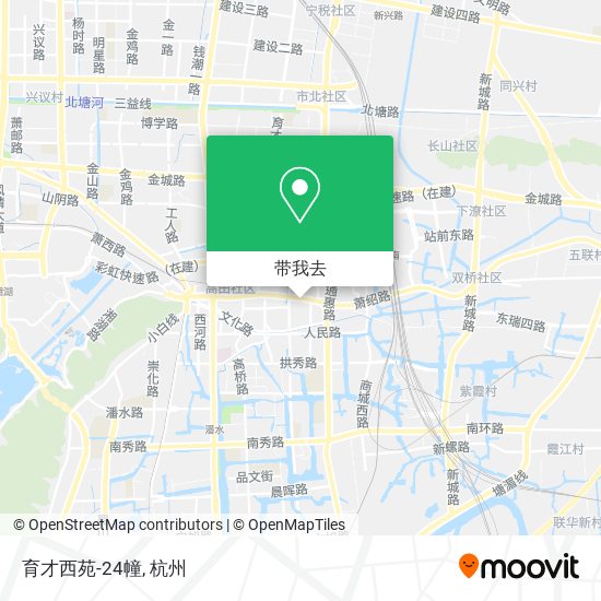 育才西苑-24幢地图