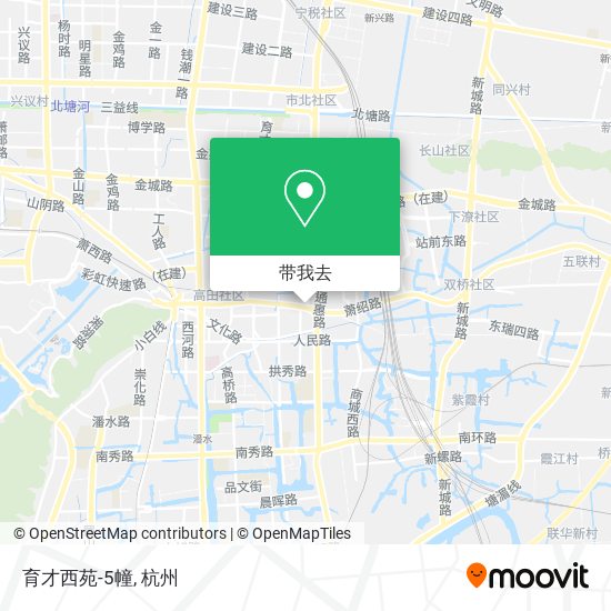 育才西苑-5幢地图
