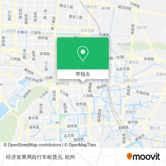 经济发展局自行车租赁点地图