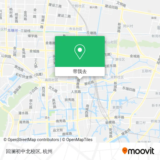 回澜初中北校区地图