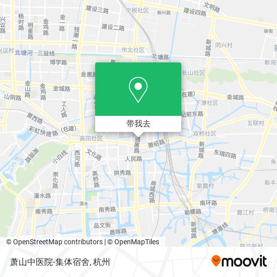 萧山中医院-集体宿舍地图