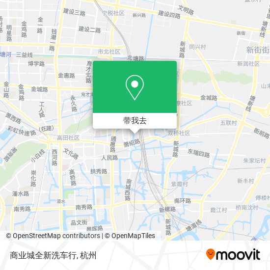 商业城全新洗车行地图
