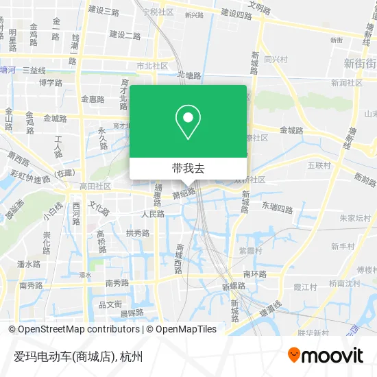 爱玛电动车(商城店)地图