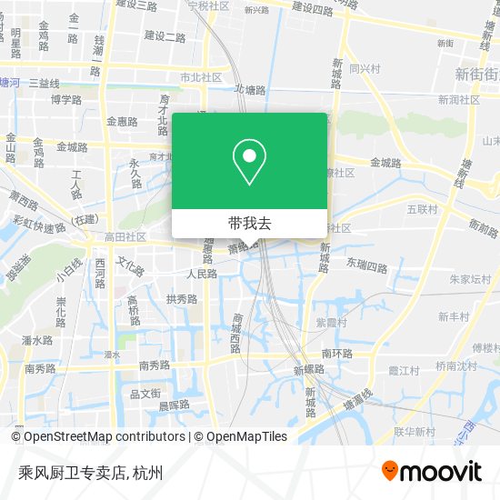 乘风厨卫专卖店地图