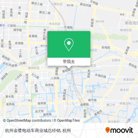 杭州金鹭电动车商业城总经销地图