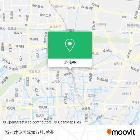 浙江建设国际旅行社地图