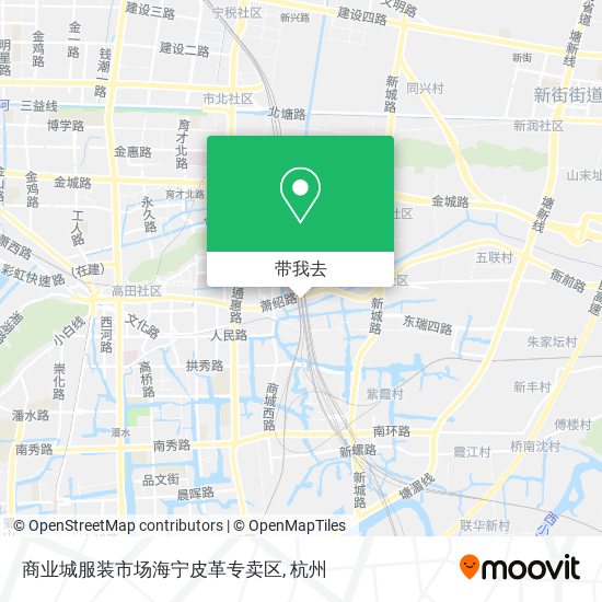 商业城服装市场海宁皮革专卖区地图