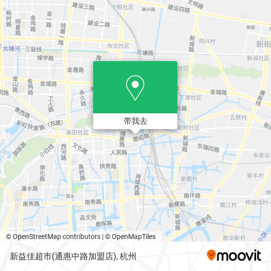新益佳超市(通惠中路加盟店)地图
