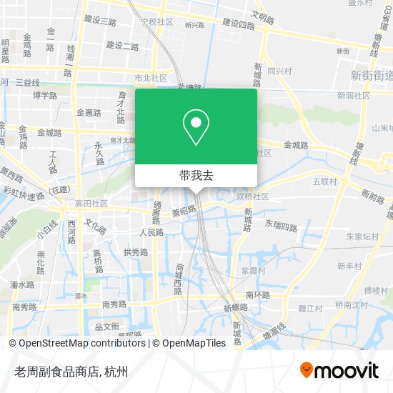 老周副食品商店地图