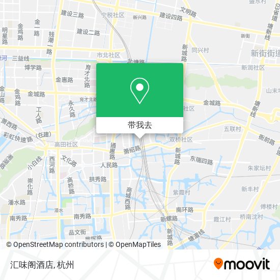 汇味阁酒店地图
