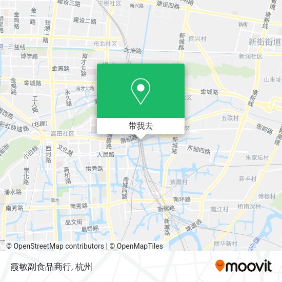 霞敏副食品商行地图