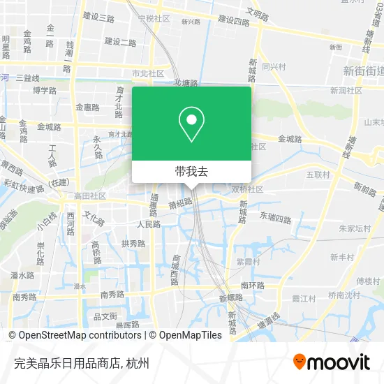 完美晶乐日用品商店地图