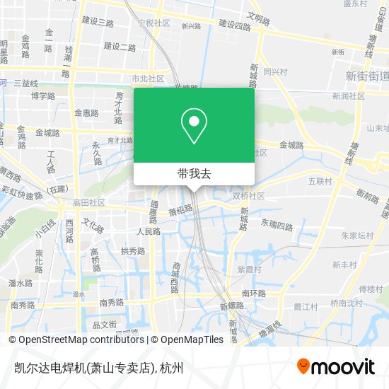 凯尔达电焊机(萧山专卖店)地图